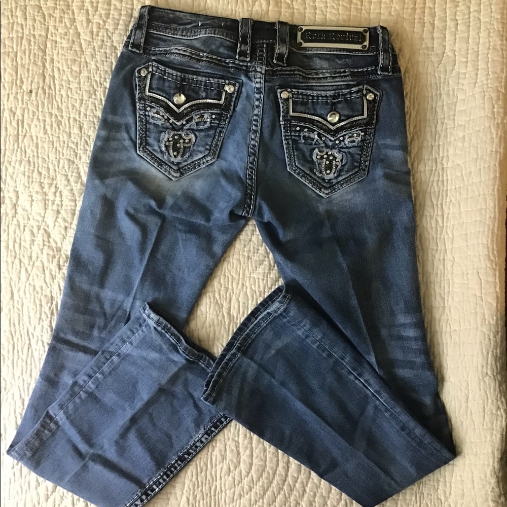 Rock Revival size 26 boot cut jeans, low rise